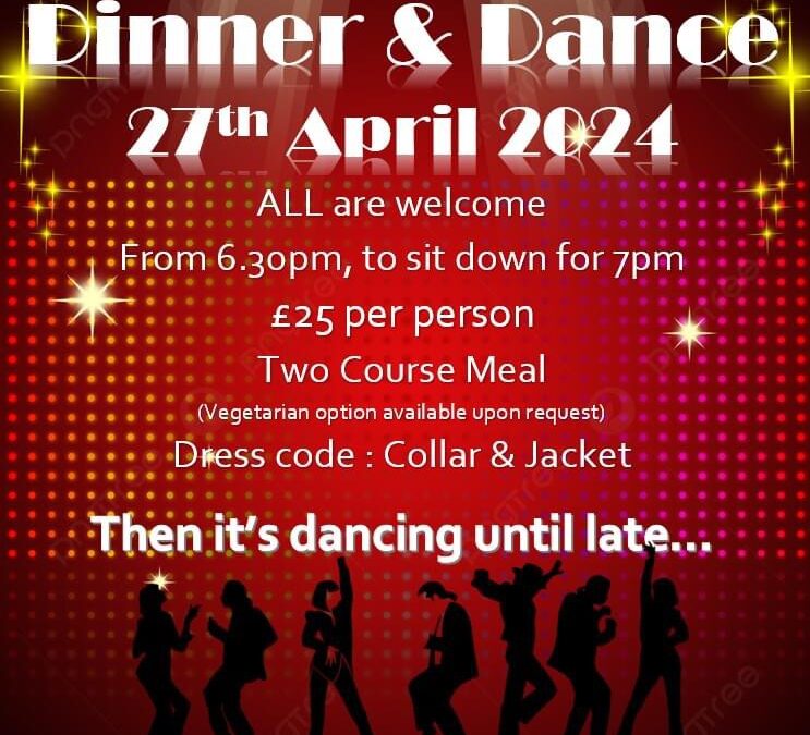 WRFC Dinner & Dance 2024 – Saturday 27th April – An enjoyable evening for everyone